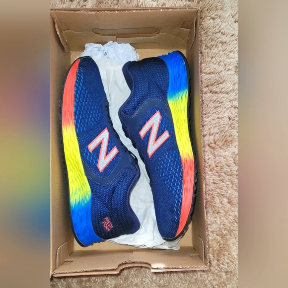 Women's New Balance Rainbow Shoes Size 5 - Picture 2 of 4